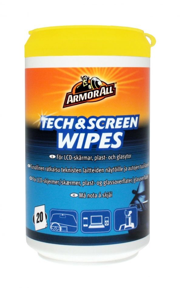 Armor All Tech&Screen Wipes Puhdistuspyyhe 20 Kpl