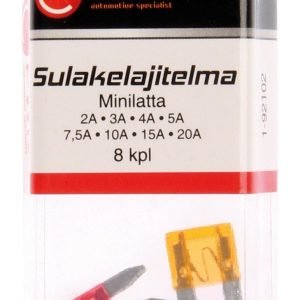 C-Pwr Mini Latta Sulakelajitelma 8kpl