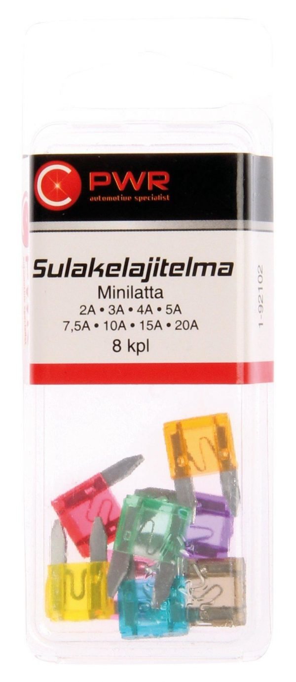 C-Pwr Mini Latta Sulakelajitelma 8kpl