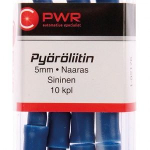 C-Pwr Pyöröliitin 5mm Naaras Sininen 10 Kpl