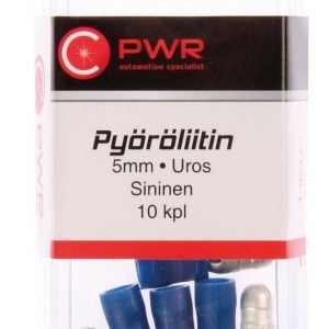 C-Pwr Pyöröliitin 5mm Uros Sininen 10 Kpl