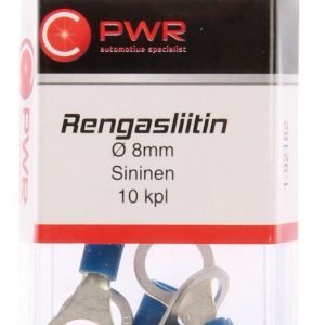 C-Pwr Rengasliitin M8 Sininen 10 Kpl