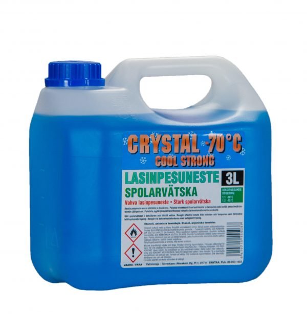 Crystal 3 L Lasinpesuneste -70 °C