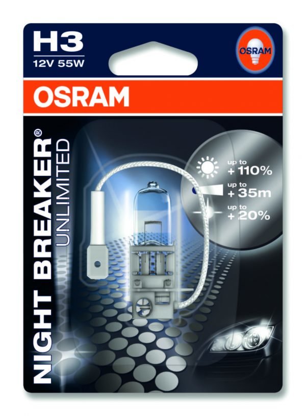 Osram H3 Night Breaker Unlimited Polttimo
