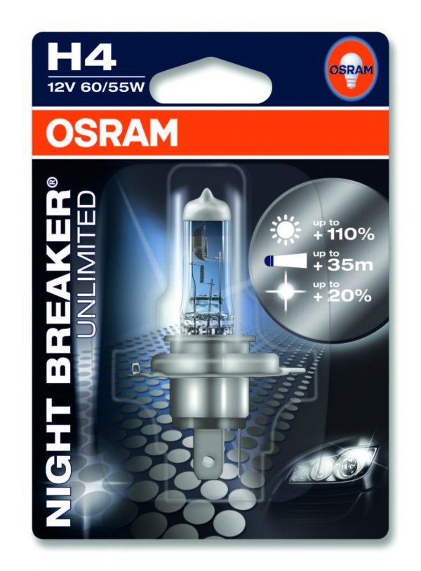 Osram H4 Night Breaker Unlimited Polttimo