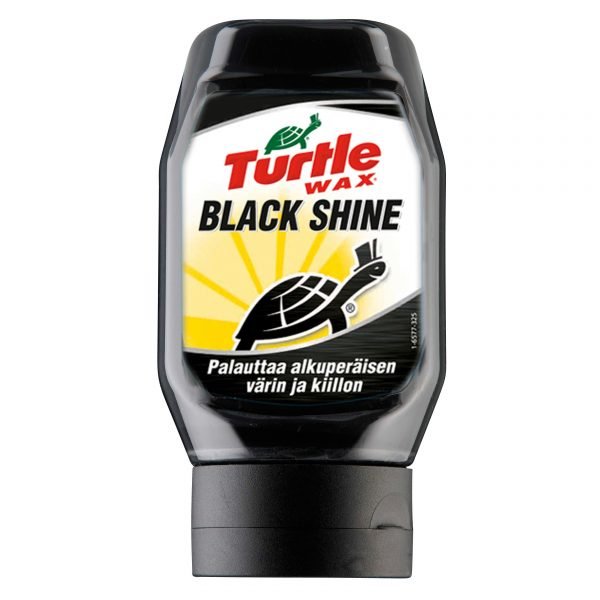 Turtle Wax Black Shine Mustien Muovipintojen Puhdistus Ja Kiillotus 300ml