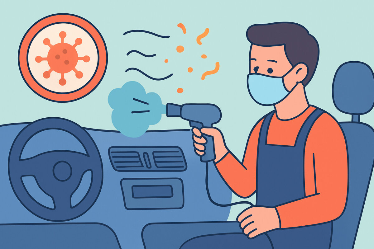 Auton ilmastoinnin desinfiointi – hajut ja allergeenit